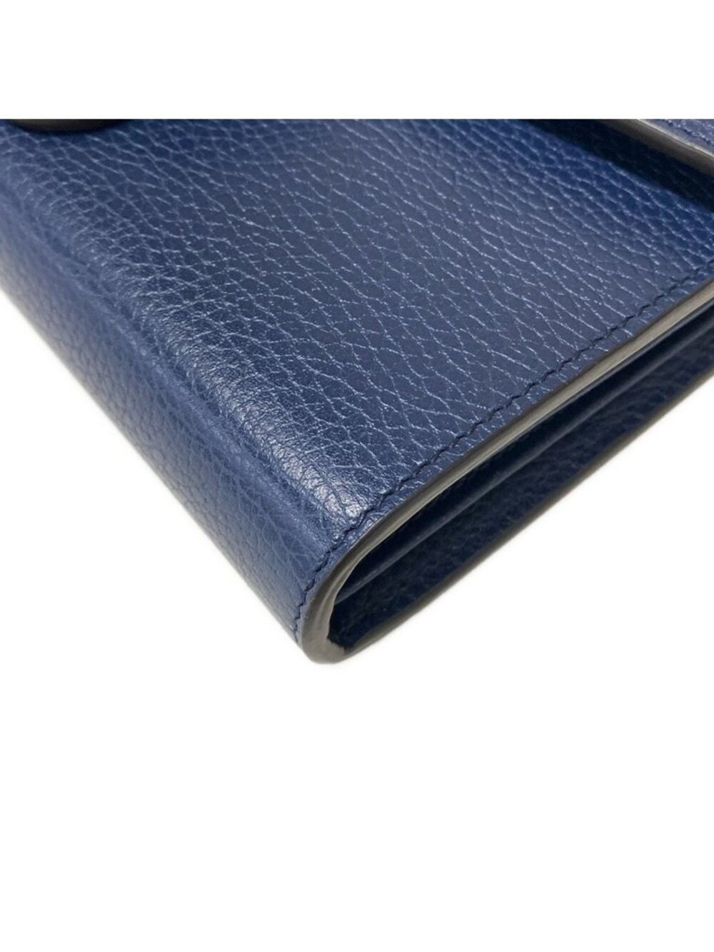 Gucci Wallet Dionysus Dark Navy Silver Chain with Removable Strap Leather - Picture 7 of 13